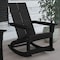 Flash Furniture Black Modern Poly Resin Adirondack Rockers, PK 2 JJ-C14709-BK-2-GG - alternate 3